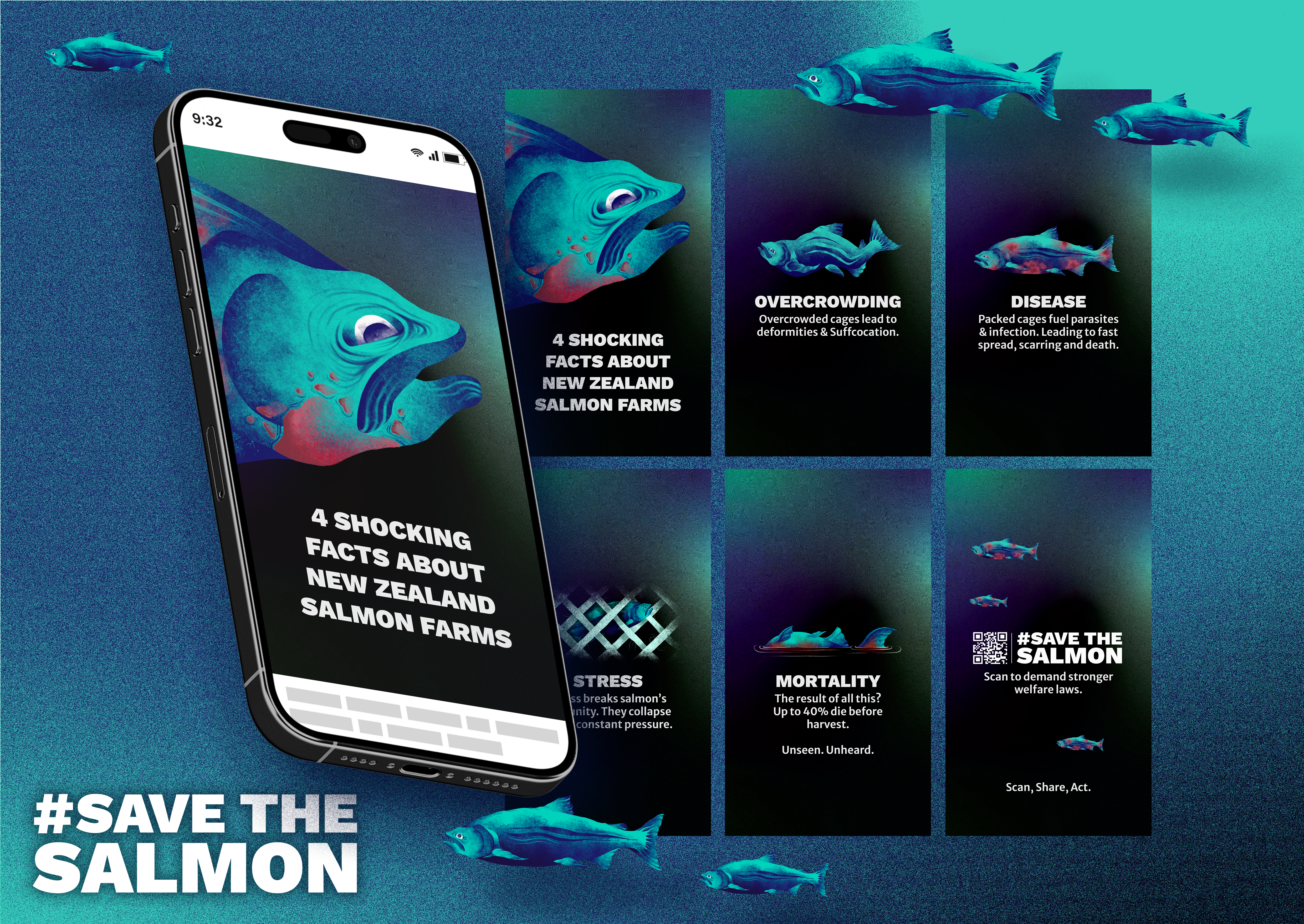 #SaveTheSalmon project imagery